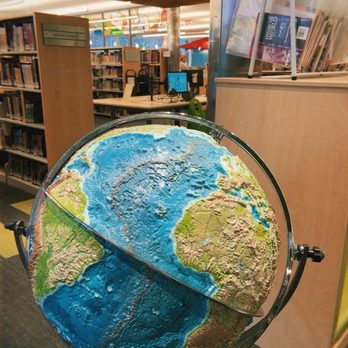 Baldwin Public Library - Globe! In the children's section - Libraries Near Me - Birmingham, Michigan