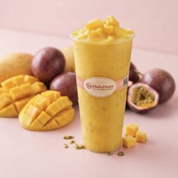 Halo Haus - Passionfruit with fresh mangoes is a refreshing drink
