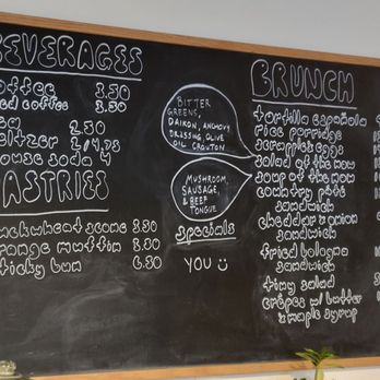 Cafe Mutton - a menu on a blackboard - New American Near Me - Hudson, New York