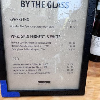 Hammerling Wines - 5/5/2023 menu - Wine Tasting Room Near Me - Berkeley, California