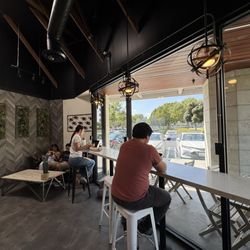 KRISP Fresh Living - Inside seating with some outlets
