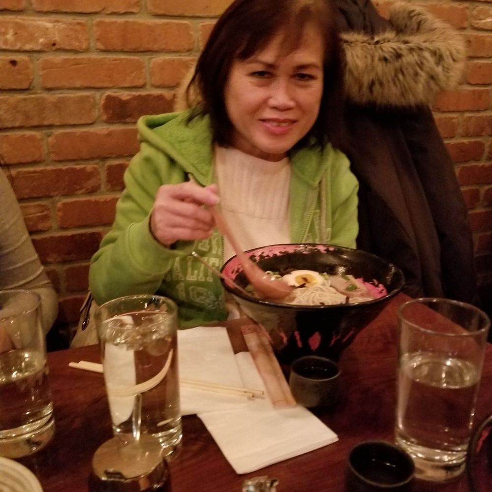 Kogane Ramen-Brooklyn Heights - My Mom enjoying her Parco Ramen. - Ramen Near Me - Brooklyn, New York Kogane Ramen-Brooklyn Heights - My Mom enjoying her Parco Ramen. - Ramen Near Me - Brooklyn, New York