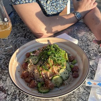 Ballast Point Brewing Long Beach - Ahi tuna noodles - Breweries Near Me - Long Beach, California