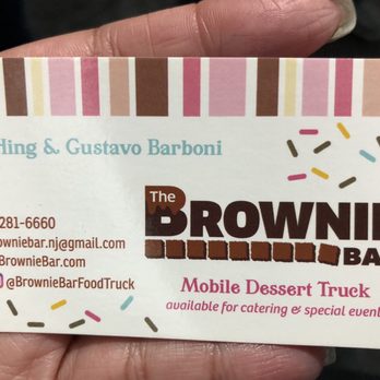 The Brownie Bar - Business Card - Food Trucks Near Me The Brownie Bar - Business Card - Food Trucks Near Me