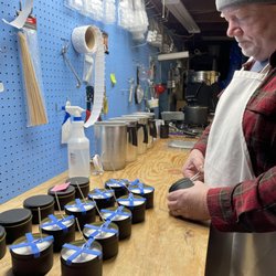 Ronnie's Candles - Gary the "chandler" hard at work!