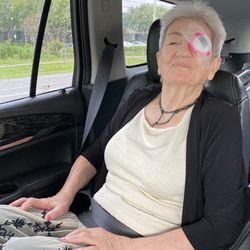 Perez Eye Center - On the way to patch removal after first cataract surgery