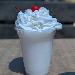 The Shrimp Boat - Pina colada. Not so good. Too sweet!