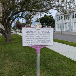 Marion S Frank Historical Marker - Marion S. Frank Historical Marker, Ogdensburg
