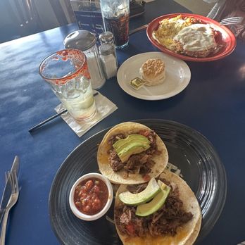 Pantry Restaurant - Brisket tacos and chicken fried steak, both delicious - Breakfast & Brunch Near Me - Santa Fe, New Mexico