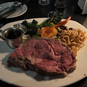 The Keg Steakhouse + Bar - Prime rib with roasted veggies - Steakhouses Near Me - Toronto, Ontario The Keg Steakhouse + Bar - Prime rib with roasted veggies - Steakhouses Near Me - Toronto, Ontario