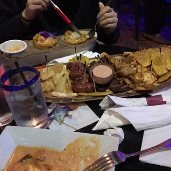 Terra Luna Cafe - Terra Luna sampler in the middle & mofongo plates for both of us (she got the mofonguitos) so so good!!! - Latin American Near Me - Lawrence, Massachusetts Terra Luna Cafe - Terra Luna sampler in the middle & mofongo plates for both of us (she got the mofonguitos) so so good!!! - Latin American Near Me - Lawrence, Massachusetts