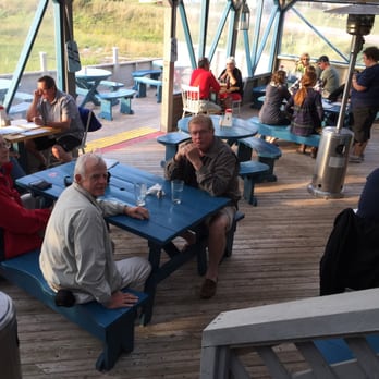 Blue Mussel Cafe - Pleasantly satisfied patrons! - Seafood Near Me - Rustico, Prince Edward Island