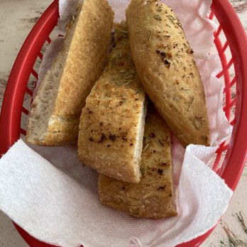 Villa Neri Pizzeria - Complimentary pizza bread basket served warm - Italian Near Me - Houston, Texas Villa Neri Pizzeria - Complimentary pizza bread basket served warm - Italian Near Me - Houston, Texas