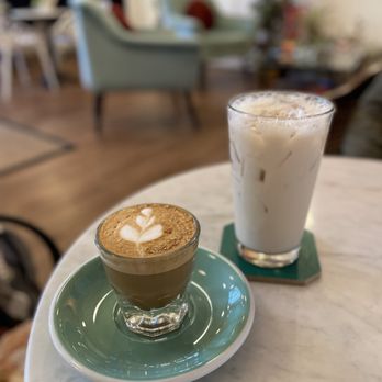 Seasons Coffee - Gibraltar and Iced Creme Brulee Tea Latte - Coffee & Tea Near Me - Sacramento, California Seasons Coffee - Gibraltar and Iced Creme Brulee Tea Latte - Coffee & Tea Near Me - Sacramento, California
