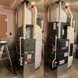 Blues Heating and Air - Transforming comfort, one home at a time! #BeforeAndAfter #BluesAirServices