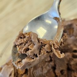 Smiley's Grill & BBQ - A spoonful of chocolate and peanut butter ice cream. Simply delicious.