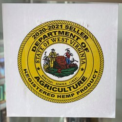 Panhandle Cannabis - WV seal of registered hemp products.