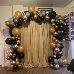 21 birthday set up.