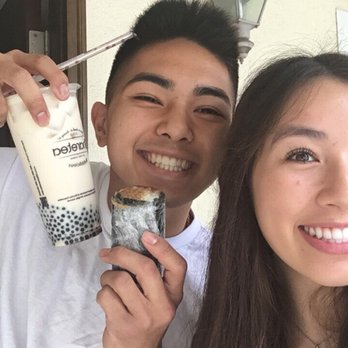 Sharetea - classic green milk tea with mini pearls! pretty good for our first time - Coffee & Tea Near Me - Fountain Valley, California Sharetea - classic green milk tea with mini pearls! pretty good for our first time - Coffee & Tea Near Me - Fountain Valley, California