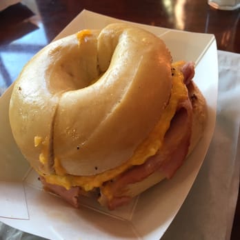 Great Basin Bakery - Plain bagel with ham and cheese. - Bakeries Near Me - Bishop, California Great Basin Bakery - Plain bagel with ham and cheese. - Bakeries Near Me - Bishop, California