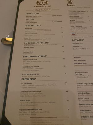 Menu photo 6 801 Chophouse Minneapolis, MN Menu photo 6 801 Chophouse Minneapolis, MN