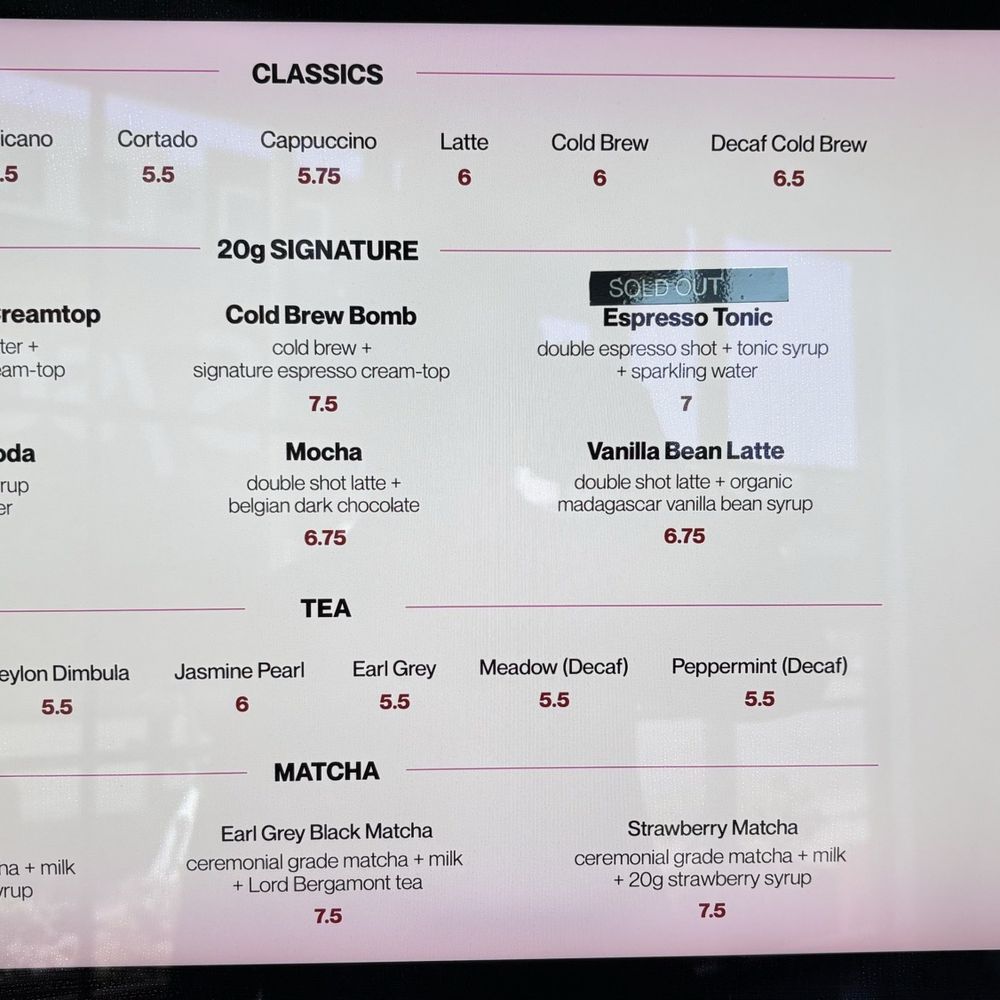 Menu Menu