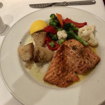 Mykonos Grill - Salmon fillet dinner - Greek Near Me - Rockville, Maryland
