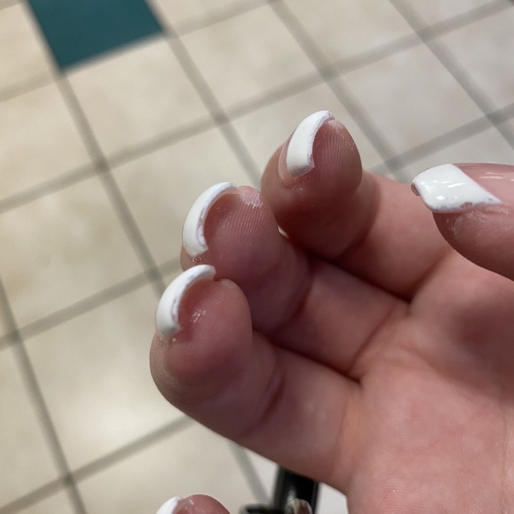 Nu Nails - Incomplete paint job - Waxing Near Me - Scottsdale, Arizona Nu Nails - Incomplete paint job - Waxing Near Me - Scottsdale, Arizona