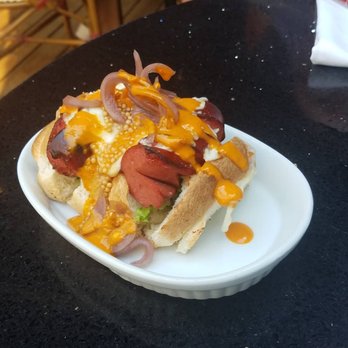 Black+Blue Vancouver - Wagyu Beef Hotdog - Steakhouses Near Me - Vancouver, British Columbia