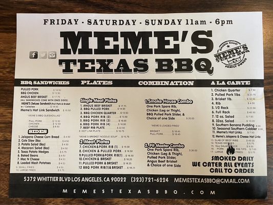 Meme's Texas BBQ Smokehouse by null
