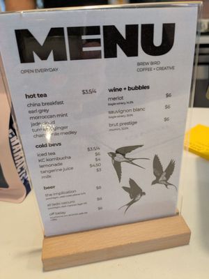 Menu photo 2 Brew Bird Sacramento, CA Menu photo 2 Brew Bird Sacramento, CA