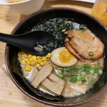 Kyuramen - Flushing - Kyushu tonkatsu shio ramen with black garlic. Yummy! - Ramen Near Me - Flushing, New York Kyuramen - Flushing - Kyushu tonkatsu shio ramen with black garlic. Yummy! - Ramen Near Me - Flushing, New York