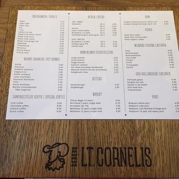 Luitenant Cornelis - Menu - Restaurants Near Me - Amsterdam, New Hampshire