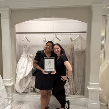 Kleinfeld Bridal - Me and my best friend after I said yes to the dress! - Bridal Near Me - New York, New York Kleinfeld Bridal - Me and my best friend after I said yes to the dress! - Bridal Near Me - New York, New York