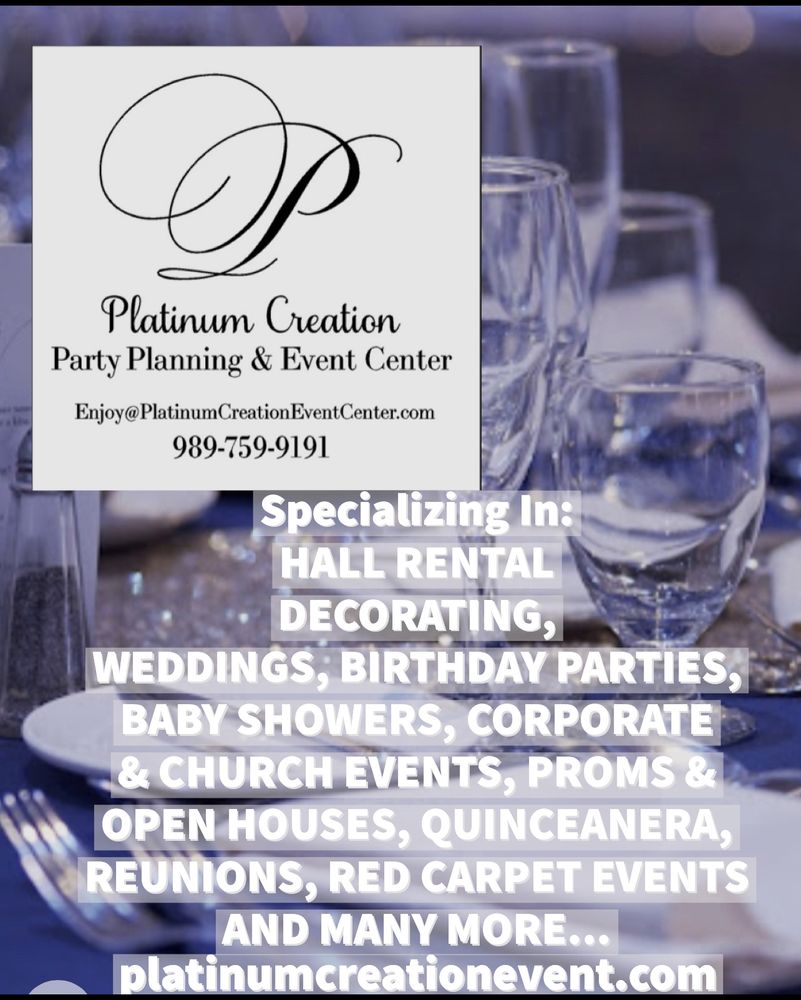 PLATINUM CREATION EVENT CENTER Updated April 2024 264 W Genesee Ave