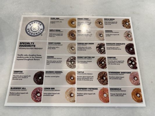Menu photo 5 Parlor Doughnuts Phoenix, AZ