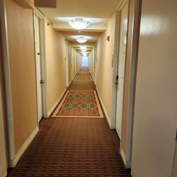 Hallway in Building B.