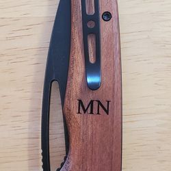 Ozark Custom Engravers - Engraved knife handle