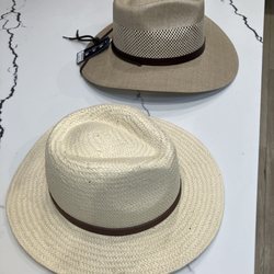 Hat Club - The hats were approximately the same price the darker tan one is the one I bought at hat club that I really like.
