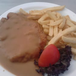 Naturfreundehaus Haßloch - Kleines Rahmschnitzel
