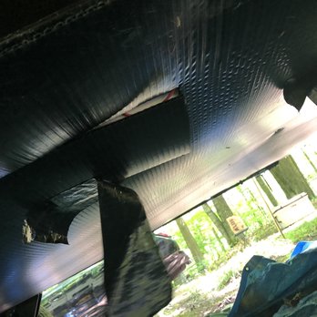 Camping World - DeForest - Duct tape they tried covering holes with. - RV Dealers Near Me - Deforest, Wisconsin