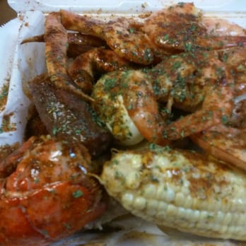 Crab Boss - I got the LiL Boss. 2crab leg clusters, lobster tail backed potatoe, shrimp, sausage, cajun deviled egg and corn on the cob. - Cajun/Creole Near Me - Brandywine, Maryland Crab Boss - I got the LiL Boss. 2crab leg clusters, lobster tail backed potatoe, shrimp, sausage, cajun deviled egg and corn on the cob. - Cajun/Creole Near Me - Brandywine, Maryland