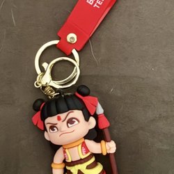 Front of $5 keychain - I believe there's different options to choose from!