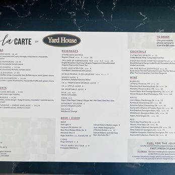 Boston Marriott Copley Place - Yard House à la carte room service menu - Hotels Near Me - Boston, Massachusetts Boston Marriott Copley Place - Yard House à la carte room service menu - Hotels Near Me - Boston, Massachusetts