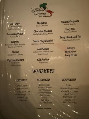 Menu photo 2 Trattoria Toscana Saint Louis, MO Menu photo 2 Trattoria Toscana Saint Louis, MO