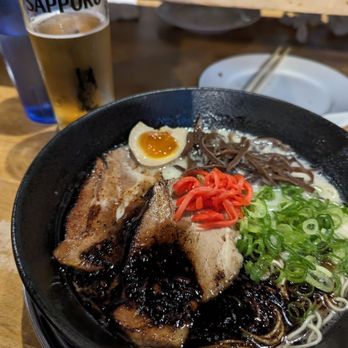 The Ramen Butcher - Black garlic ramen with roasted garlic oil - Ramen Near Me - Vancouver, British Columbia The Ramen Butcher - Black garlic ramen with roasted garlic oil - Ramen Near Me - Vancouver, British Columbia