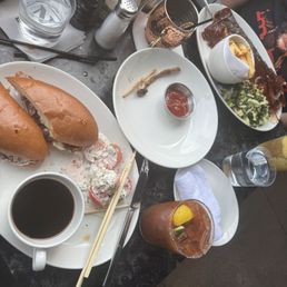 Ribs, beef dip. Bloody Mary Ribs, beef dip. Bloody Mary