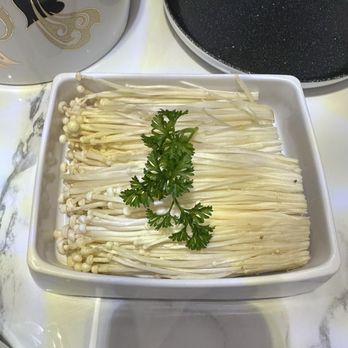 Kung Fu Hot Pot - Enoki mushrooms - Chinese Near Me - Bayside, New York Kung Fu Hot Pot - Enoki mushrooms - Chinese Near Me - Bayside, New York