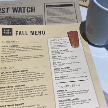 First Watch - Seasonal menu - Breakfast & Brunch Near Me - Silver Spring, Maryland