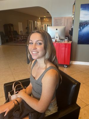 Silk Press - A silk press is a hair straightening technique that uses a blow dryer and flat iron to create a sleek, smooth, and shiny finish. This non-chemical alternative is perfect for natural, curly, or coarse hair, delivering a polished look without the damage of traditional straightening methods. The process involves shampooing, blow-drying, and using a flat iron to press the hair, applying just the right amount of heat to enhance body, movement, and shine.
Along with silk presses, I offer a full range of services, including hair trims, highlights, and coloring, so you can refresh your look from start to finish. Get the complete experience here! Silk Press - A silk press is a hair straightening technique that uses a blow dryer and flat iron to create a sleek, smooth, and shiny finish. This non-chemical alternative is perfect for natural, curly, or coarse hair, delivering a polished look without the damage of traditional straightening methods. The process involves shampooing, blow-drying, and using a flat iron to press the hair, applying just the right amount of heat to enhance body, movement, and shine.
Along with silk presses, I offer a full range of services, including hair trims, highlights, and coloring, so you can refresh your look from start to finish. Get the complete experience here!